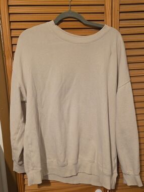 Old Navy Crewneck Sweatshirt - Light Beige
